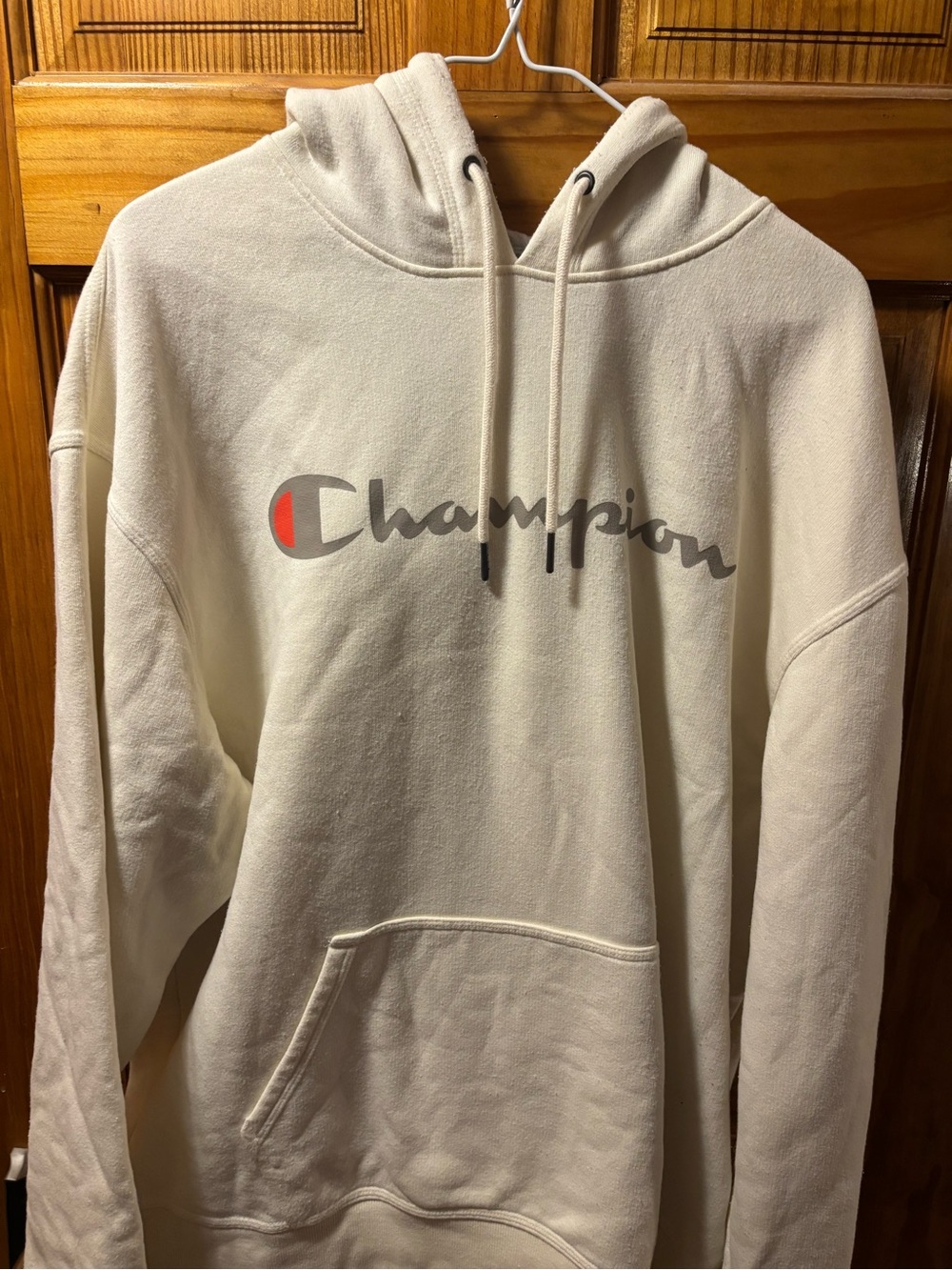 Men’s Champion Cream Hoodie